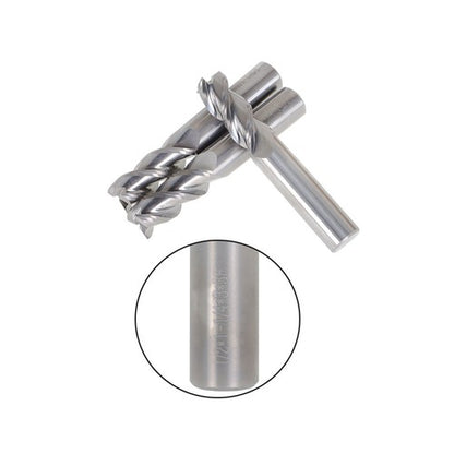 Solid Spare 3PC 1/2" Alu-Power 3 Flute Carbide End Mill for Aluminum x 1-1/4" Cutting Length