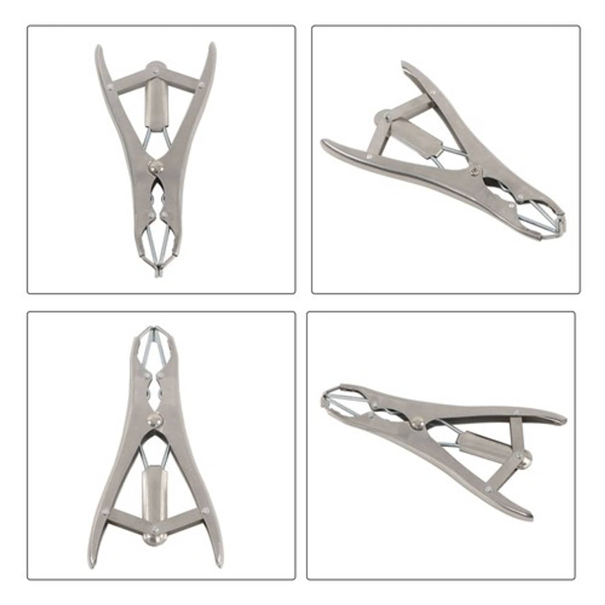 Solid Spare Castration Tail Docker Pliers And 100 Marking Rings For Pigs, Sheep, Animals