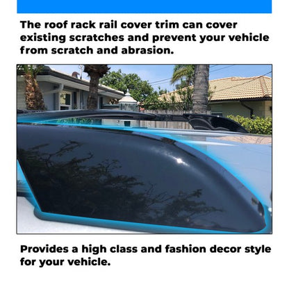Solid Spare For Toyota 4Runner N210 2003-2009 Roof Rack Rail End Cover Shell Cap 4pcs