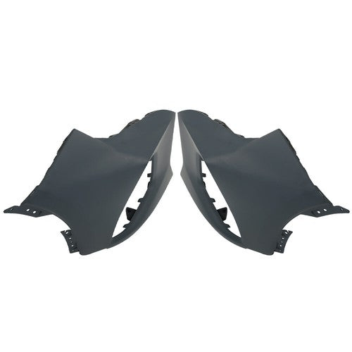 Solid Spare Fit For 2019-22 Chevy Blazer RH+LH Front Bumper Upper Cover By Pair Plastic NEW