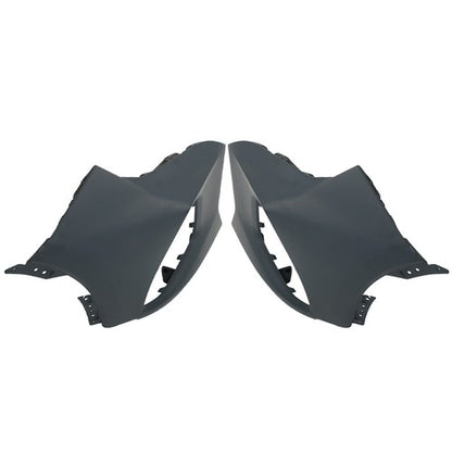 Solid Spare Fit For 2019-22 Chevy Blazer RH+LH Front Bumper Upper Cover By Pair Plastic NEW