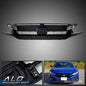 Solid Spare Fit For 2019-2020 Honda Civic Front Bumper Mesh Grille Grill Glossy Black USA