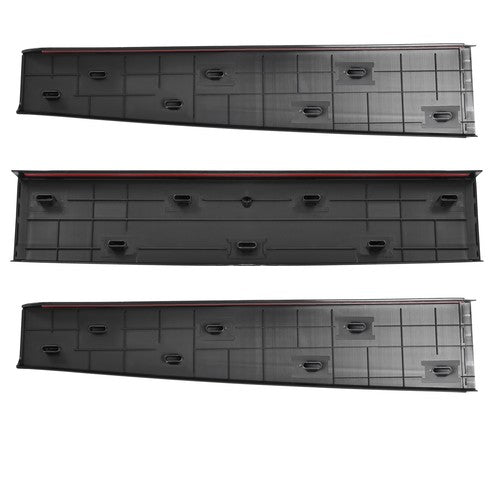 Solid Spare For 2014-2019 Silverado Sierra Tailgate Molding Cap Top Protector Trim 3pcs