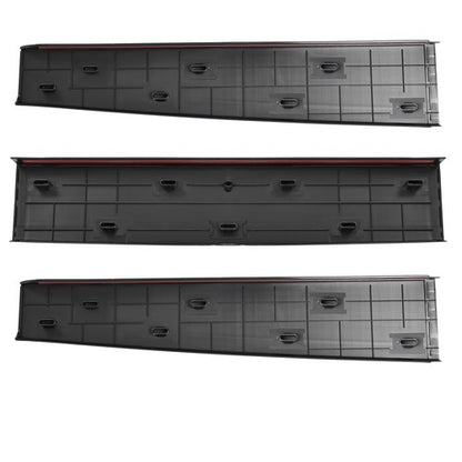 Solid Spare For 2014-2019 Silverado Sierra Tailgate Molding Cap Top Protector Trim 3pcs