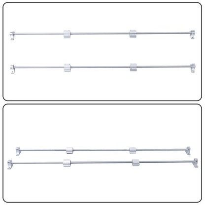 Solid Spare 2 Pcs 850mm Linear Motion Rail Guide with 4 PCS SCS8UU Bearings SK8 Rail Support