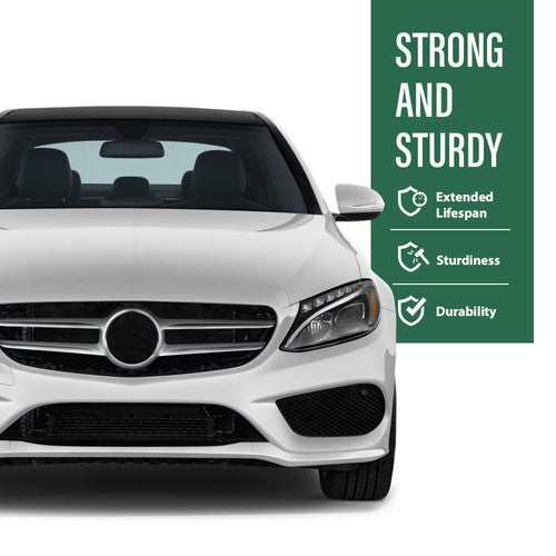 Solid Spare Front Center Bumper Grille Fit For Mercedes-Benz C300 C400 C450 AMG MB1036143