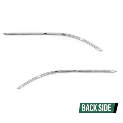 Solid Spare Front Bumper Trim Molding Left+Right Fit For 2012-2015 Benz C250 C300 C350
