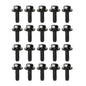 Solid Spare Fit For Honda Body Bolts- M6-1.0 x 20mm Long- 10mm Hex- 17mm Washer- 20pcs