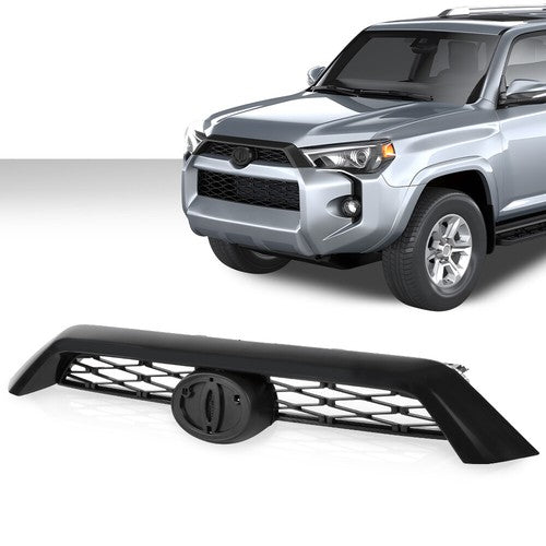 Solid Spare Fit For 14-20 Toyota 4Runner Front Upper Grille Mesh Grill Assembly