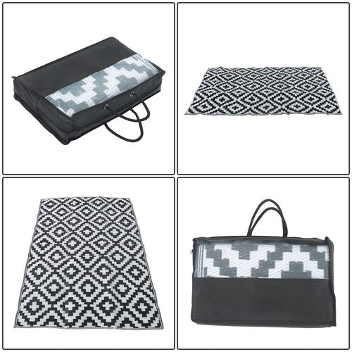 Solid Spare 4x6 Ft Outdoor Plastic Straw Rug For Camping Outdoor Carpet For Patio Backyard