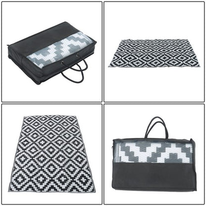 Solid Spare 4x6 Ft Outdoor Plastic Straw Rug For Camping Outdoor Carpet For Patio Backyard