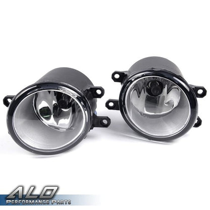 Solid Spare FIT FOR 11-13 TOYOTA COROLLA CLEAR LENS BUMPER FOG LIGHT LAMP W/ BEZEL+SWITCH
