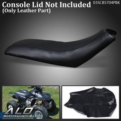 Solid Spare Fit For Honda TRX300EX 1993-2006 Standard Motorcycle Leather Seat Cover Black