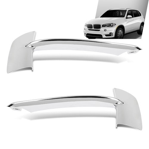 Solid Spare Front Bumper Trim Molding Left+Right Fit For 14-18 BMW X5 Type 1 Standard Line