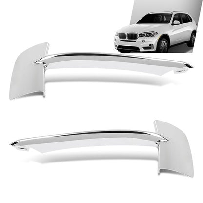 Solid Spare Front Bumper Trim Molding Left+Right Fit For 14-18 BMW X5 Type 1 Standard Line
