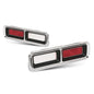 Solid Spare For 1968 Camaro Tail Lamp Kit Chrome Housings Bezel Lens Gaskets Standard NON-RS