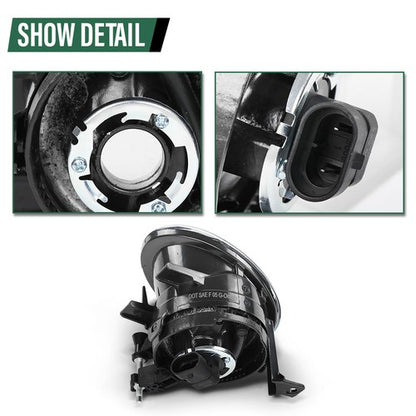 Solid Spare Fit For Volkswagen Golf Jetta Eos Beetle Front Bumper Fog Lights Driving Lamps