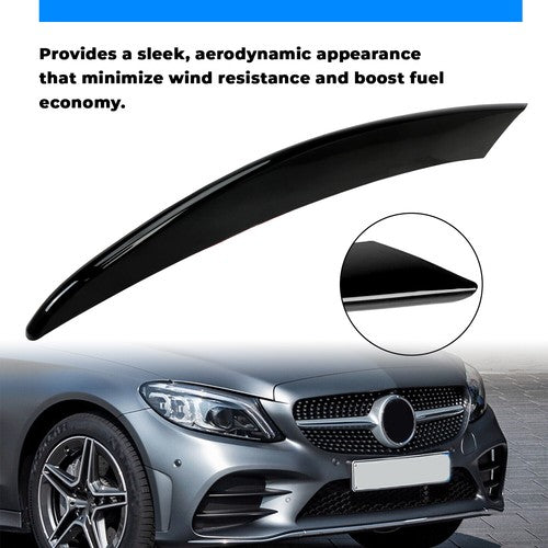 Solid Spare Front Air Vent Cover Trim Fits 2014-2021 18 Mercedes-Benz C Class Sport Glossy
