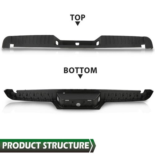 Solid Spare Rear Bumper Top Step Pad Cover Fit For 2015-2020 F-150 Ford w/o Trailer Tow