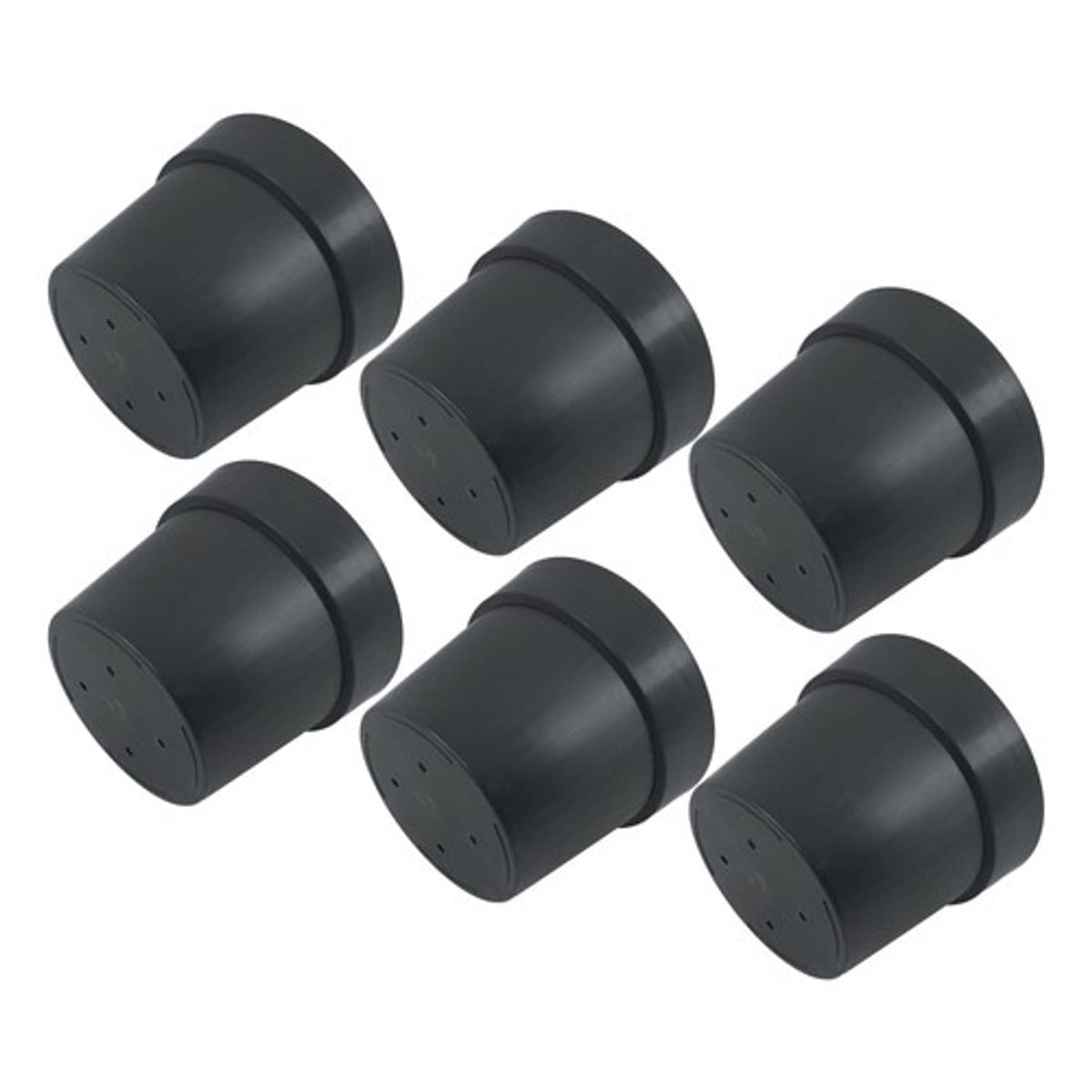 Solid Spare Heavy Duty 5 Gallon Planters Plastic Nursery Pots Flower Plant Pots 6 Pack