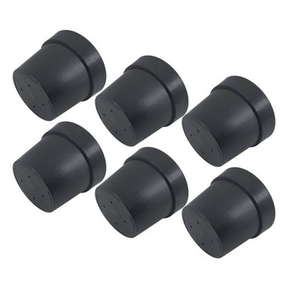 Solid Spare Heavy Duty 5 Gallon Planters Plastic Nursery Pots Flower Plant Pots 6 Pack