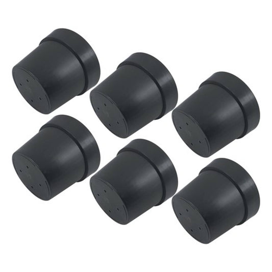 Solid Spare Heavy Duty 5 Gallon Planters Plastic Nursery Pots Flower Plant Pots 6 Pack