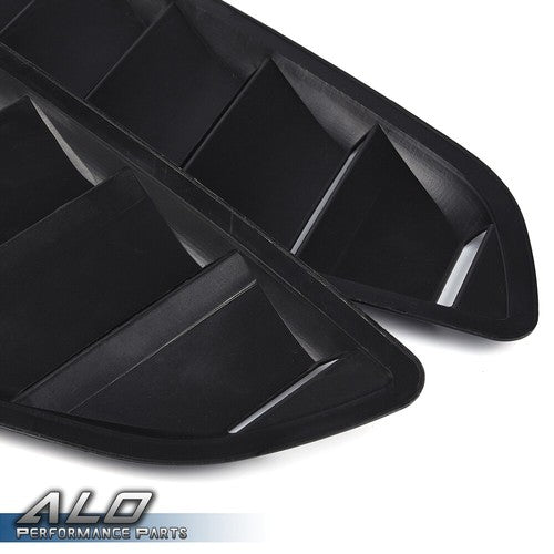 Solid Spare For Ford Mustang 2015-2021 Side Quarter Window Louvers Rear Sun Shade Cover