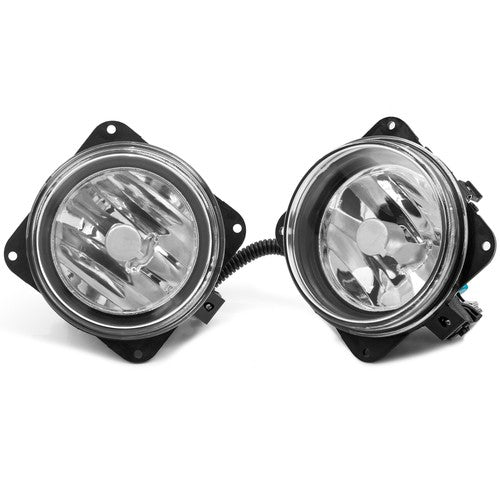 Solid Spare FOR 2000-2004 Ford F-150 Harley Davidson Fog Lights Lamps W/Bulbs Right & Left