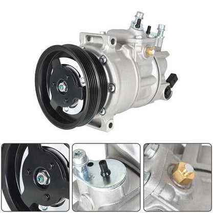 Solid Spare A/C AC Compressor For Volkswagen Jetta 2005-2007 2009 2010 2012-2014 CO 4574JC