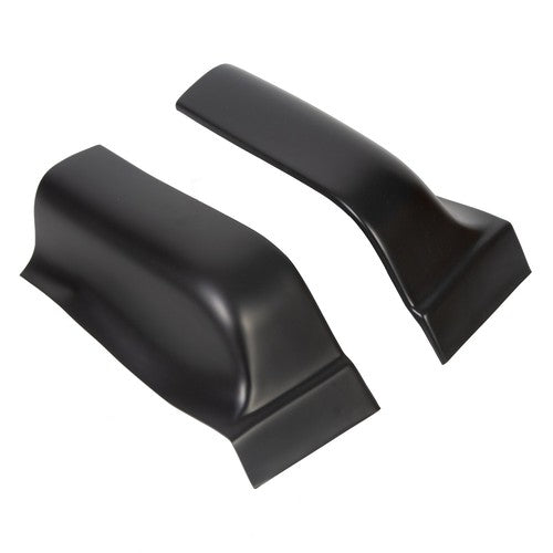 Solid Spare Black ABS Cab Corner Covers For 2004-2008 05 06 07 Ford F150 F-150 Crew Cab