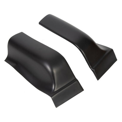 Solid Spare Black ABS Cab Corner Covers For 2004-2008 05 06 07 Ford F150 F-150 Crew Cab