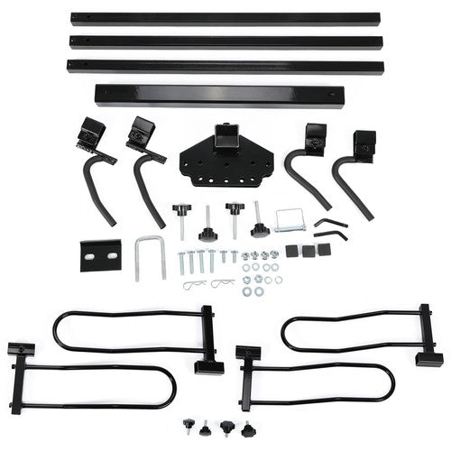 Solid Spare Foldable 2 Bike Rack Floor Stand Parking Hitch Mount Fat Tire Electric Bicycle