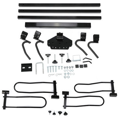 Solid Spare Foldable 2 Bike Rack Floor Stand Parking Hitch Mount Fat Tire Electric Bicycle