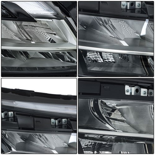 Solid Spare LED Headlight Passenger Right Side For Nissan Pathfinder 2022-2023 Chrome Bezel