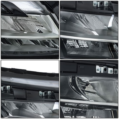 Solid Spare LED Headlight Passenger Right Side For Nissan Pathfinder 2022-2023 Chrome Bezel