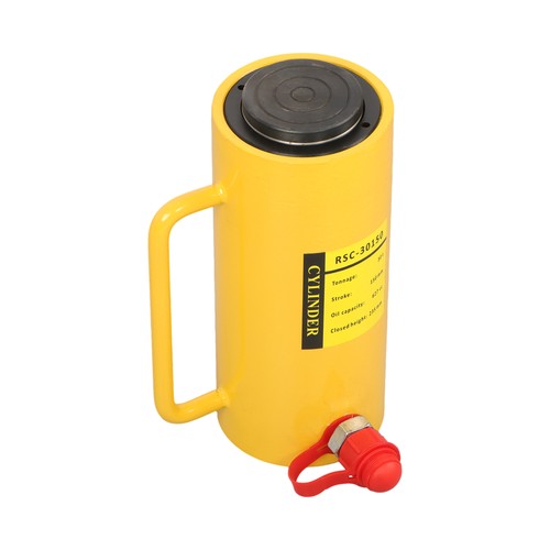 Solid Spare 6" Stroke Single Acting Lifting Cylinder 30Ton Portable Hydraulic Cylinder Jack
