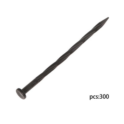 Solid Spare 300 Pcs 8 Inch Spiral Pointed Garden Stakes For Landscape Edging Weed Barrier