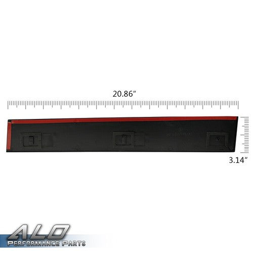 Solid Spare Fit For 08-20 Dodge Grand Caravan Front Left Door Applique B Pillar Molding Trim