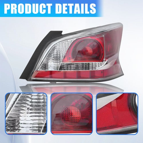 Pair Tail Lights Brake Lamp LH RH For 2013 2014 2015 Nissan Altima Sedan 4Dr