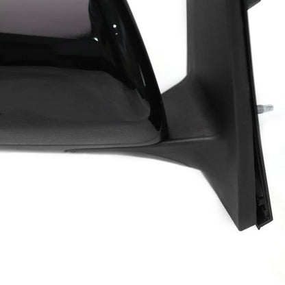 Black Smooth Power Heated Mirror for Toyota Sienna 2015-2020 Passenger RH Side
