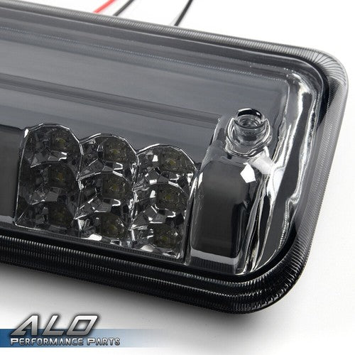 Solid Spare Fit For 04-08 Ford F-150 Smoke Full LED 3rd Third Brake Light Cargo Tail Lamp