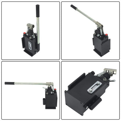 Solid Spare 2.7 Cid 5 Quart Single Acting Hydraulic Piston Hand Pump With Release Knob