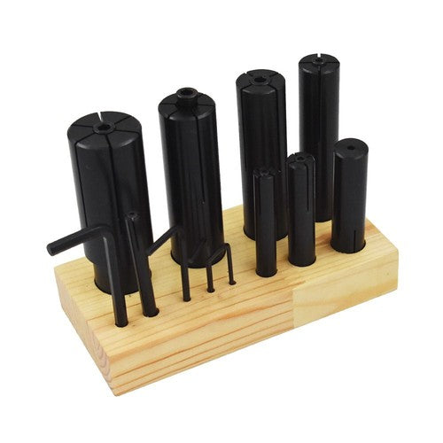 Solid Spare 8 Pcs Expanding Arbor Set Mandrels 1/4" to 1-1/4" High Precision