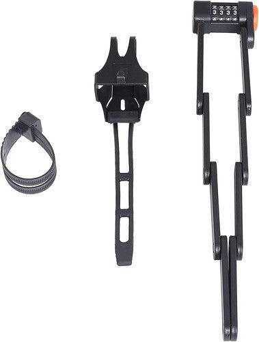 Solid Spare ECOTRIC Lock Bike Motorcycle Lock Heavy Duty Anti Theft 85cm Password Steel Bars