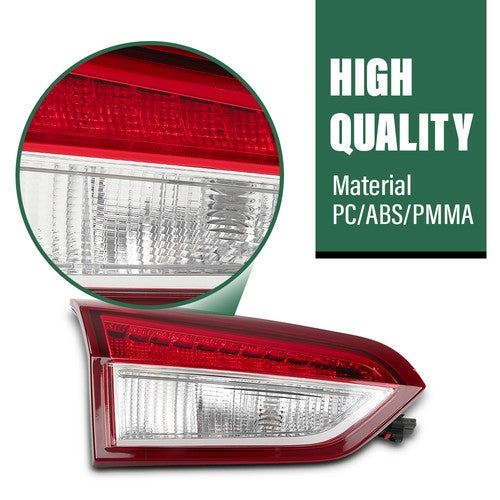 Solid Spare LED Tail Light Inner Rear Lamp Fit For 2019-2020 Buick Envision Left Side