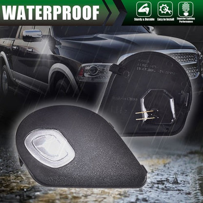 Solid Spare New Fit For 2010-2019 Dodge Ram 1500 2500 3500 4500 5500 Mirror Puddle Lights