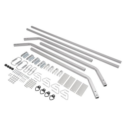 Solid Spare Universal TopTier Cross Bar System Kit For Utility Trailer w/Raised Side Rails