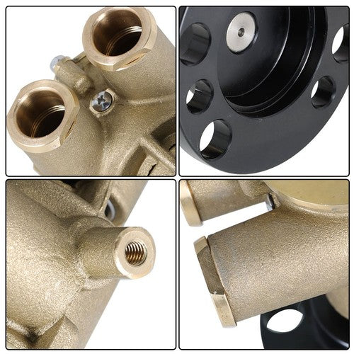 Solid Spare New Fit For Indmar Johnson 10-24232-1 10-248050-1 F6B-9 Sea Water Pump 4 US