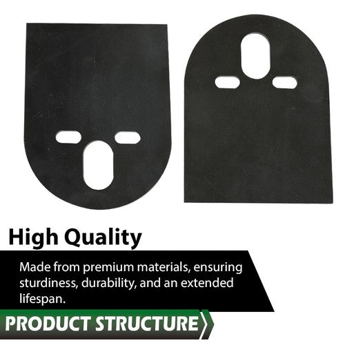 Solid Spare 2500lb 2600lb Pair Steel Upper D Plate Mounting Brackets Air-Bag Suspension