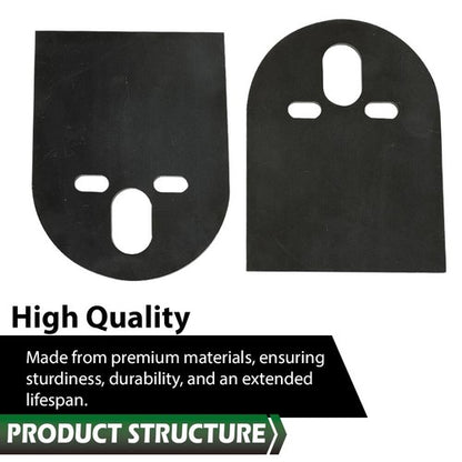 Solid Spare 2500lb 2600lb Pair Steel Upper D Plate Mounting Brackets Air-Bag Suspension
